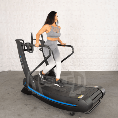 Commercial Self Powered Curve Treadmill - Muscle D Fitness - Standalone