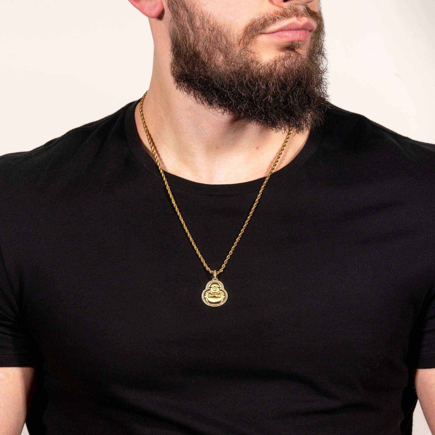 Buddha Pendant 925 Sterling Silver