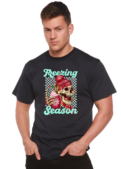 Freezing Season Unisex Bamboo Viscose/Organic Cotton Short Sleeve Graphic T-Shirt