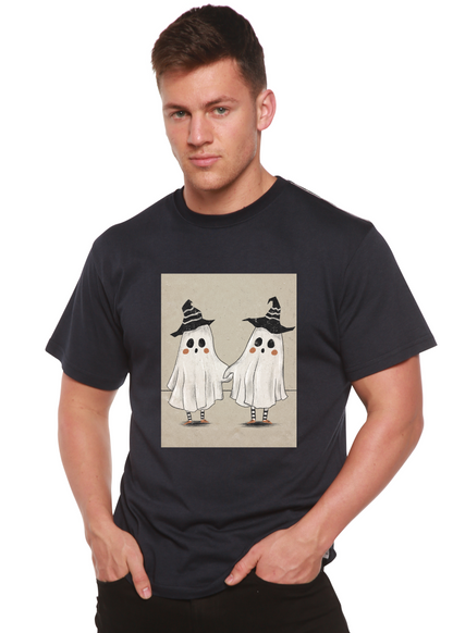 Cute Ghost Men's Bamboo Viscose/Organic Cotton Short Sleeve Graphic T-Shirt