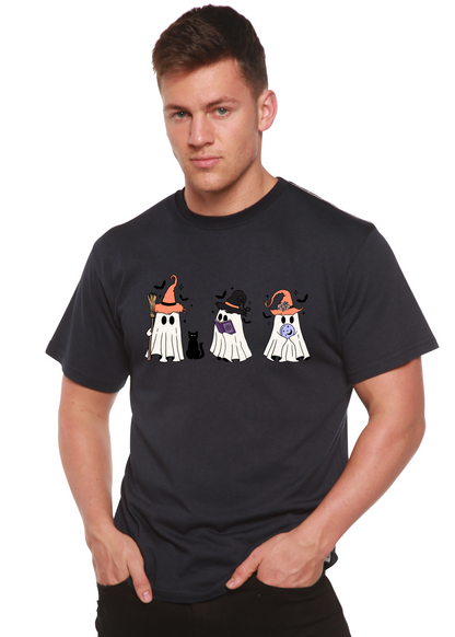 Halloween Boo Men's Bamboo Viscose/Organic Cotton Short Sleeve Graphic T-Shirt