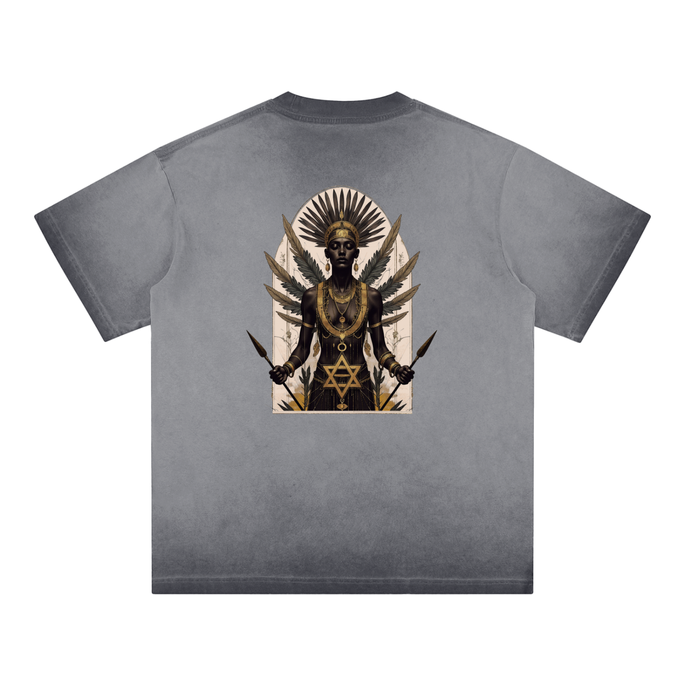 Amaru Khan Stars Quattra Reverse Dyed T-shirt