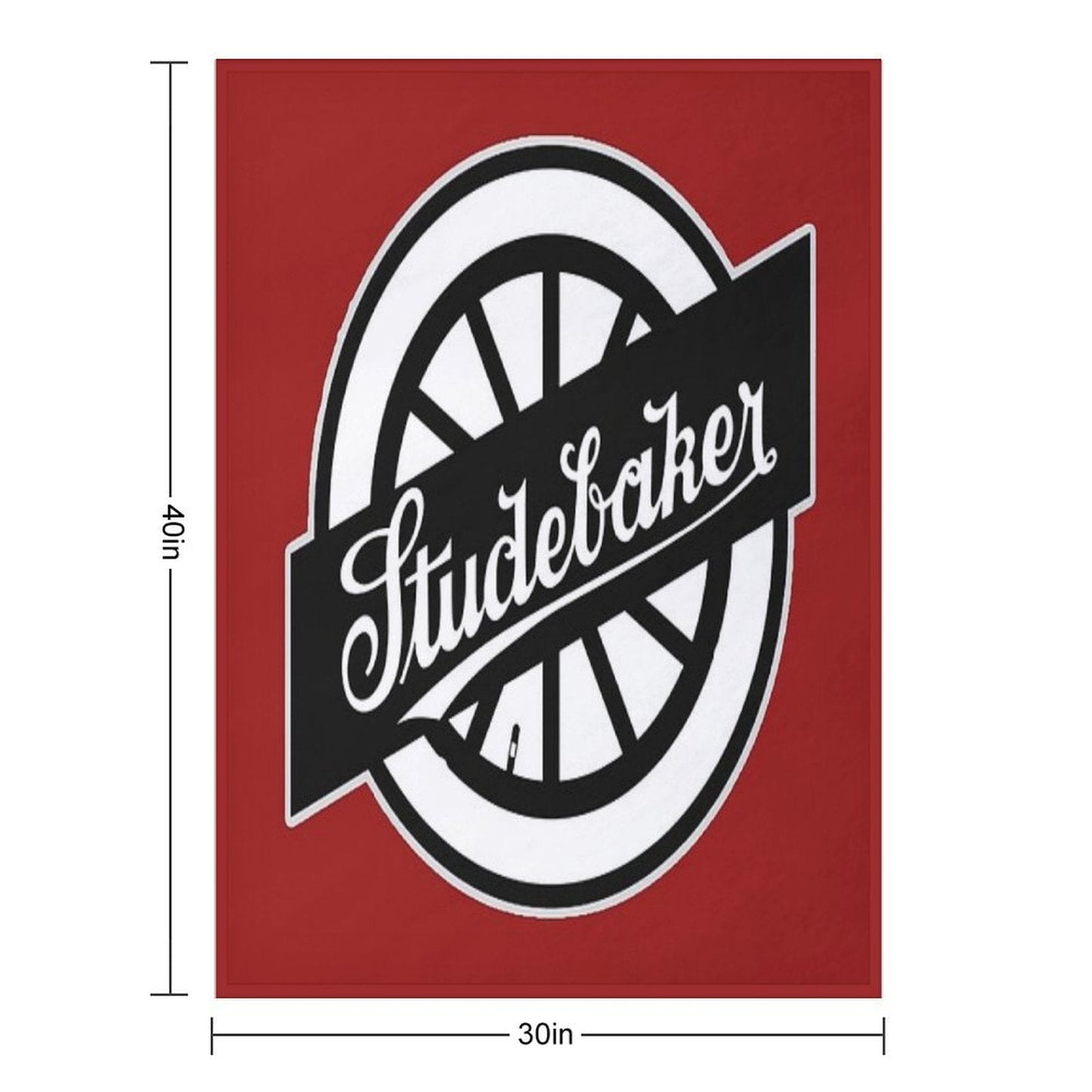 Studebaker Wheel Logo Throw Blanket