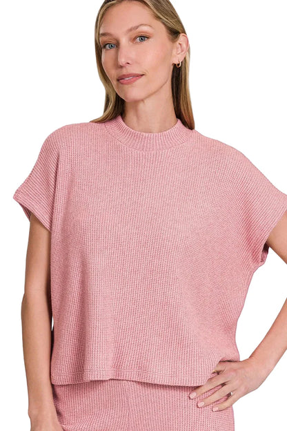 Sweater Boxy Top & Long Pants Set