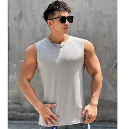 Quick-Dry Sleeveless Training Vest - Lightweight Polyester Athletic Top