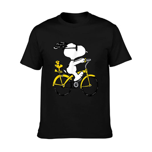 Snoopy & Woodstock Riding Bike T-Shirt