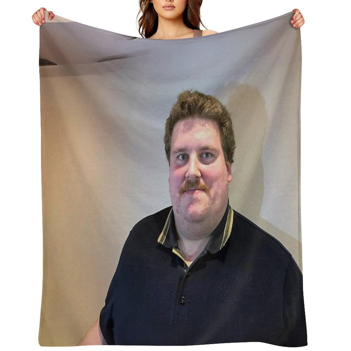 Drachenlord Poster - Rainer Winkler The Superstar Original (2024)  Upscaled, High Quality Poster Throw Blanket