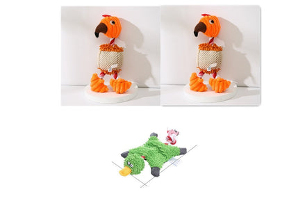 Squeaky Donkey Plush Dog Toy