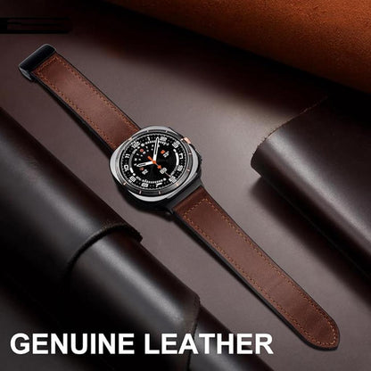 Magnetic Leather Watch Band for Samsung Galaxy Watch Ultra