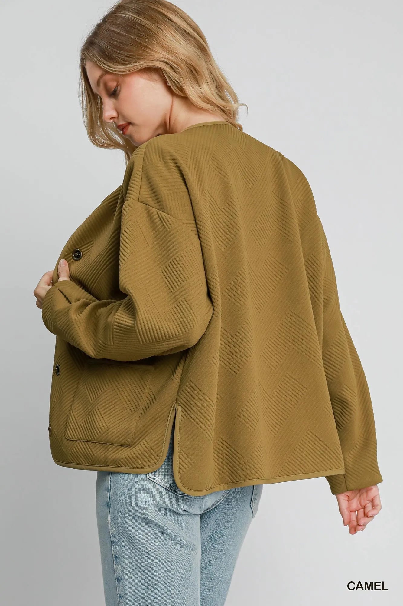 Garden Naked Textured Jacquard Jacket