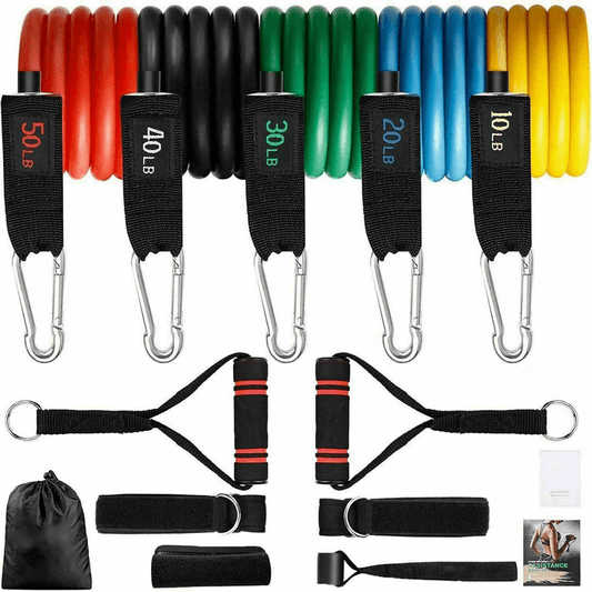 JupiterGear Intey 13-Pcs Resistance Band Home Workout Set