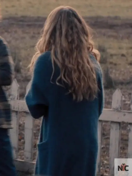 A Discovery Of Witches Teresa Palmer Blue Cardigan