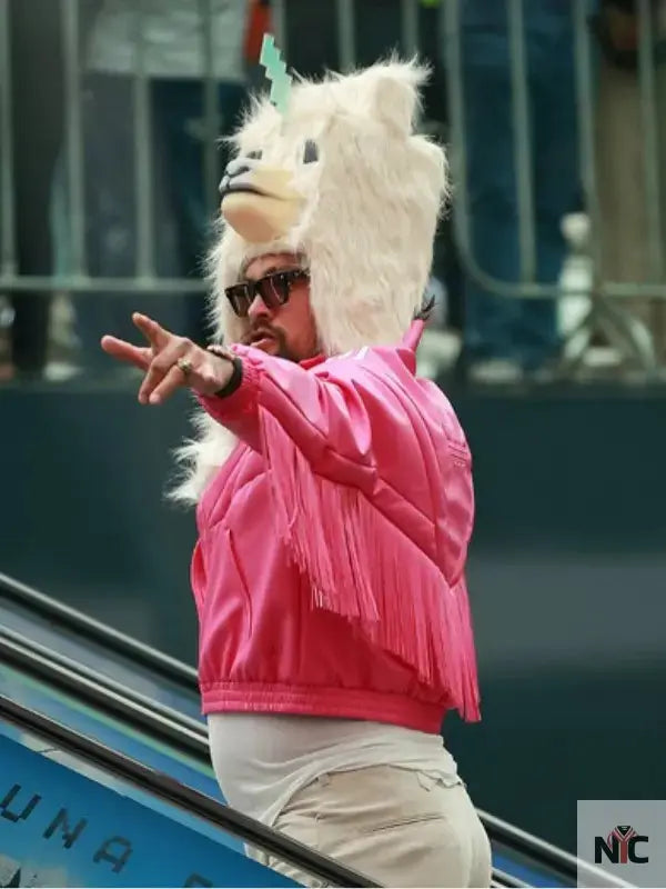 A Minecraft Movie Jason Momoa Pink Bomber Jacket