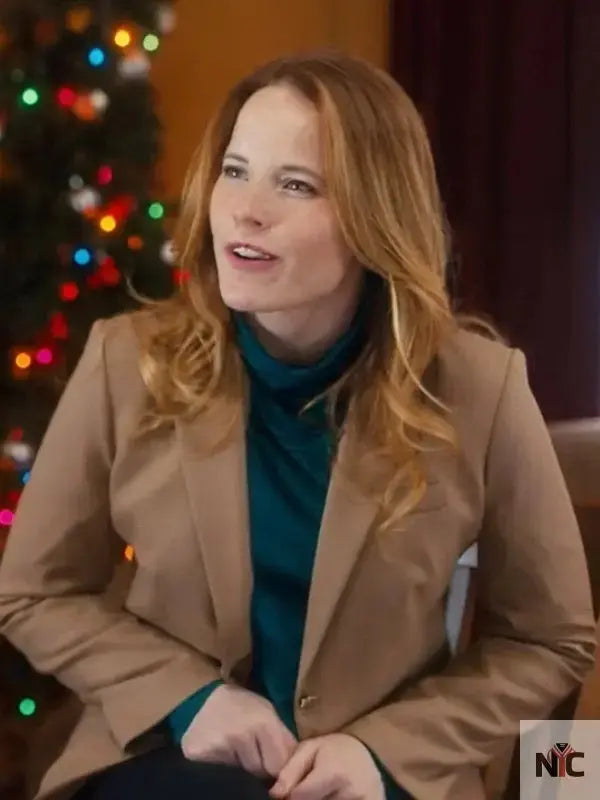 A Very Vermont Christmas 2024 Katie Leclerc Brown Blazer