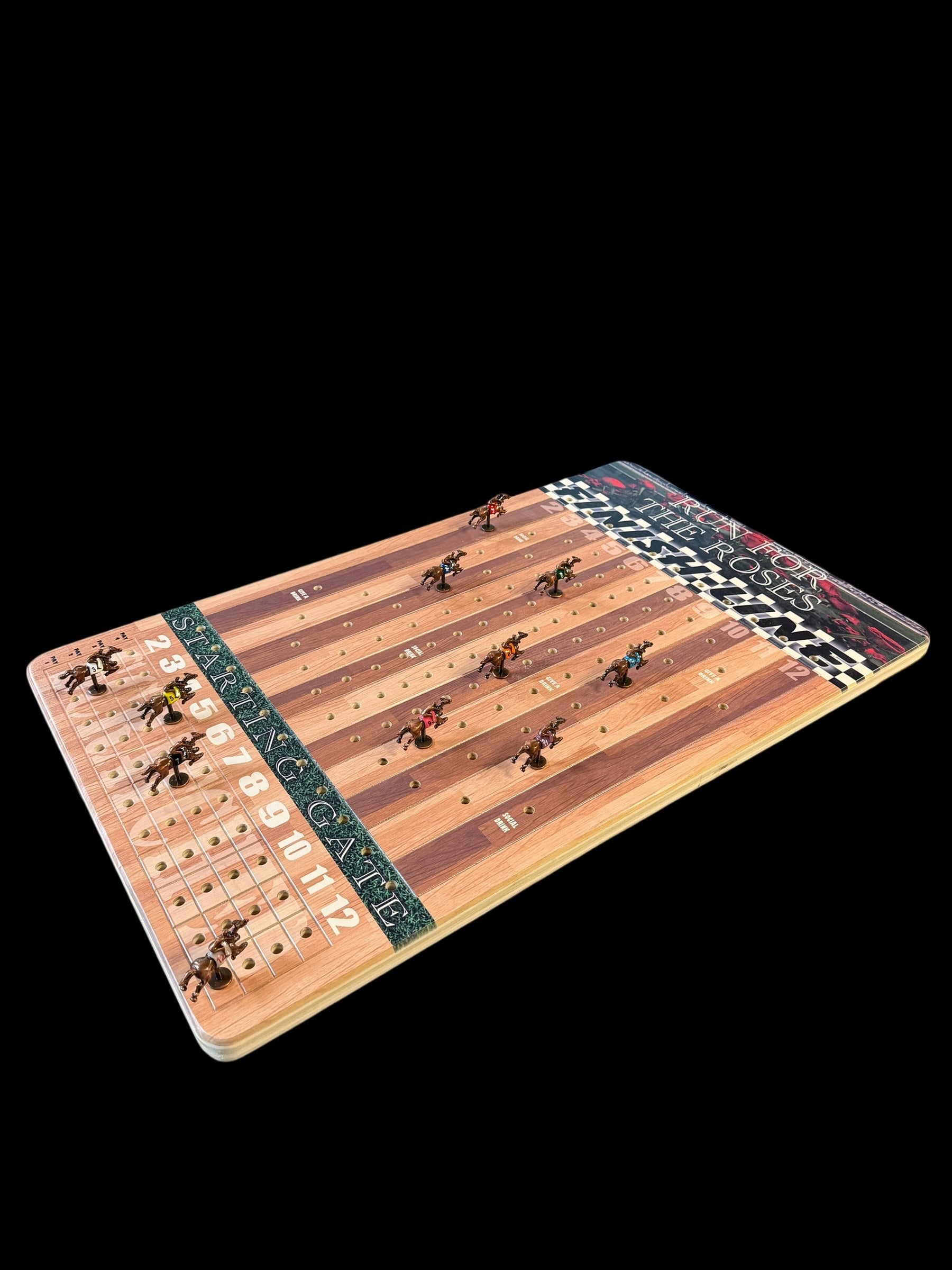The Horse Race Party Game Brown Striped Track Edition - Triathlete Store