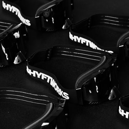 SHYFTWORKS Moto Goggles (blackout edition)