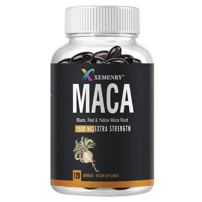 Maca Extract - Enhance Energy Endurance, Improve Athletic Performance, and Relieve Fatigue - 120 Capsules
