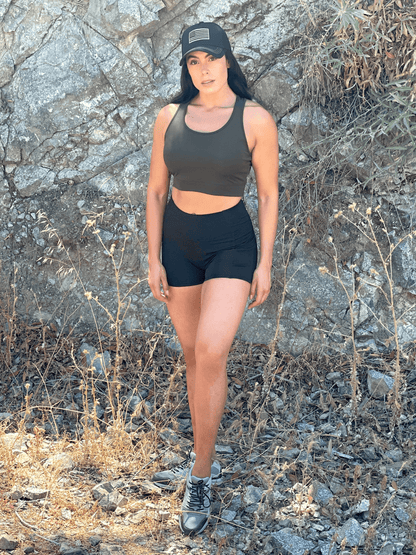 JupiterGear High-Waisted Athletic Shorts with Side Pockets