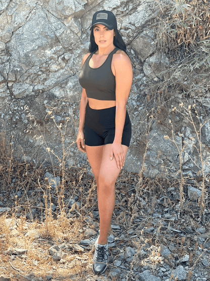 JupiterGear High-Waisted Athletic Shorts with Side Pockets