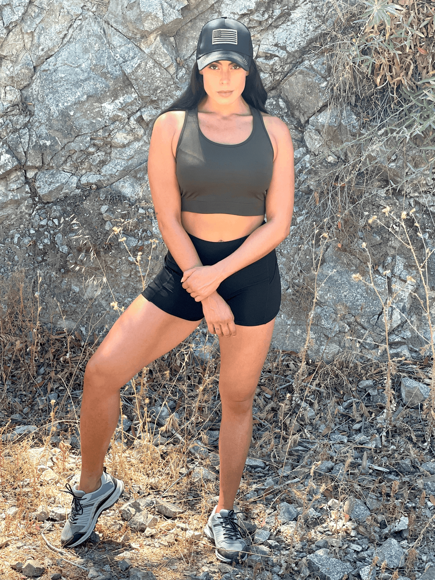 JupiterGear High-Waisted Athletic Shorts with Side Pockets
