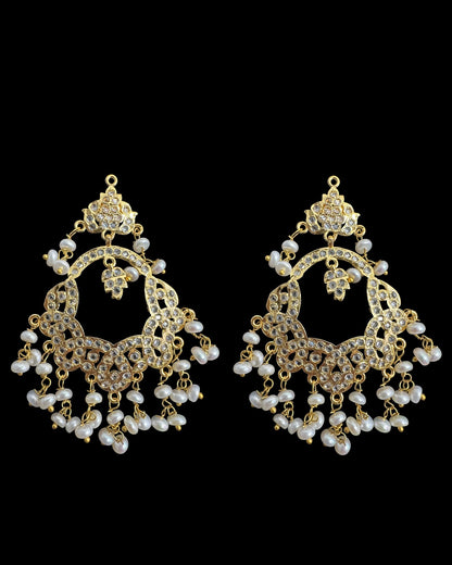 C541 Nishat fresh water pearl choker with earrings ( READY TO SHIP )