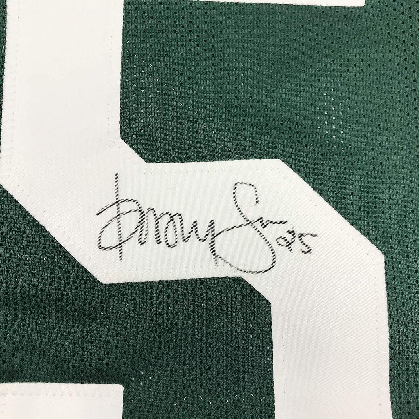 Autographed/Signed Dorsey Levens Green Bay Green Football Jersey Beckett BAS COA