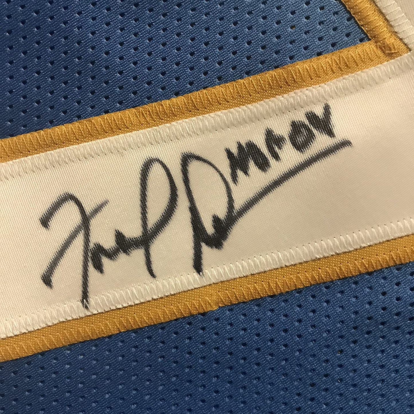 Autographed/Signed Fred Dean HOF 08  San Diego Powder Blue Football Jersey JSA COA