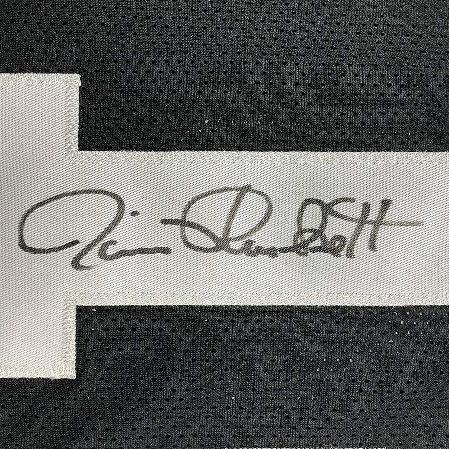 Autographed/Signed Jim Plunkett Oakland Black Football Jersey JSA COA