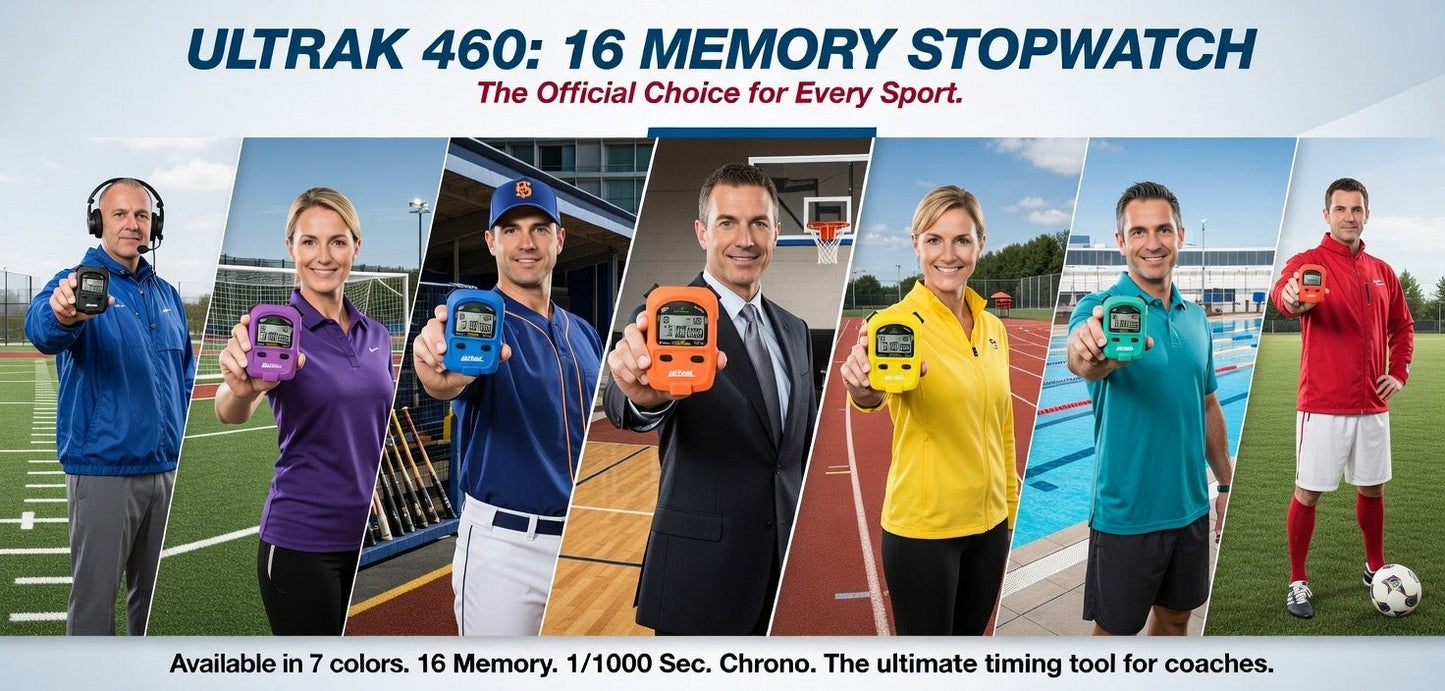 ULTRAK 460 Set - Rainbow set of six stopwatches