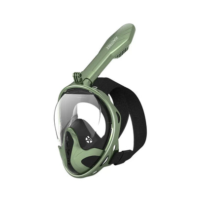 XIAOTREE New Underwater Diving Anti-Fog Full-Face Snorkeling Mask, Snorkel Breathing Mask, Safe and Waterproof