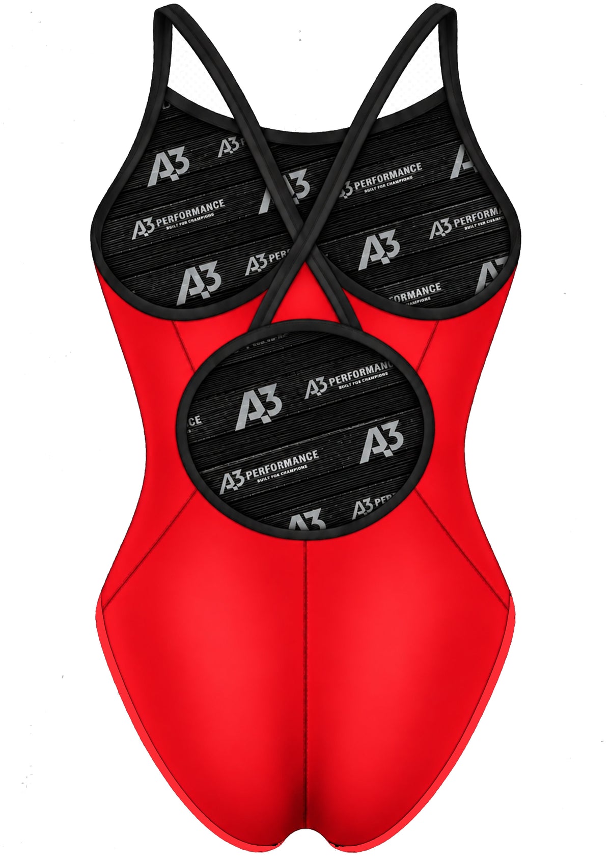 A3 Performance Contrast Female Xback Swimsuit