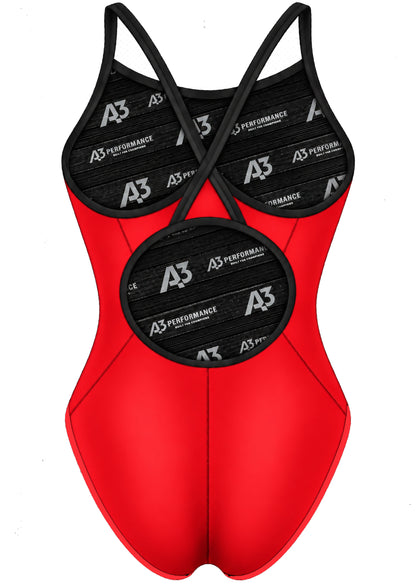 A3 Performance Contrast Female Xback Swimsuit
