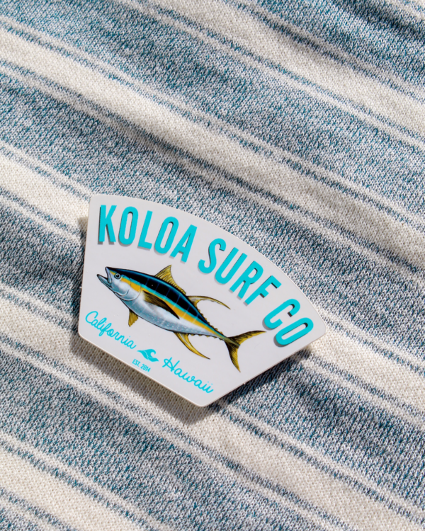 Koloa Yellowfin Tuna Sticker