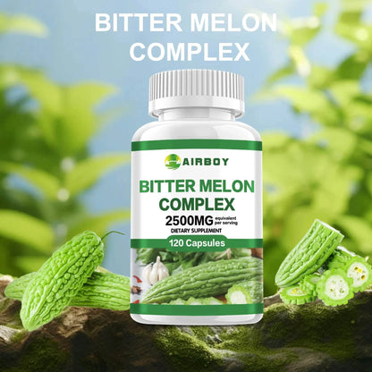 Bitter Melon Capsules - Promote Glucose Metabolism, Weight Management, Digestive Health - 120 Capsules