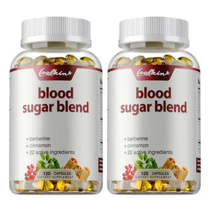 Blood Sugar Blend Capsules - Maintains Healthy Blood Sugar Levels and Supports Heart and Cardiovascular Health - 120 Capsules
