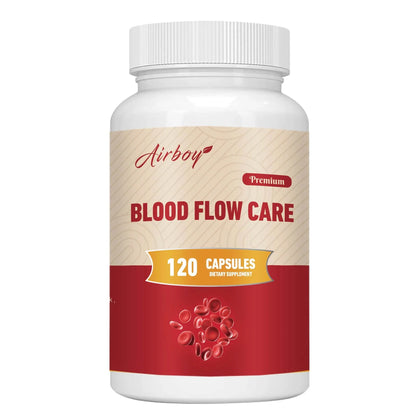 Blood Flow Care Supplement - Heart Health, Promotes Natural Blood Circulation - 120 Capsules