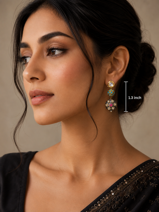 DER1 Sia earrings  (READY TO SHIP )