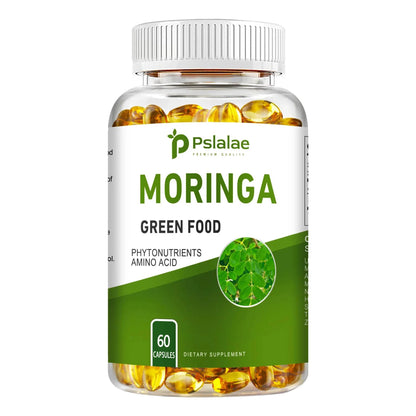 Moringa Supplement - Promote Bone, Joint, Immune Health | Enhance Energy, Endurance, Concentration - 60 Capsules