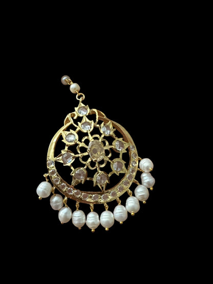 DJTK307 Naira tika in fresh water pearls   ( READY TO SHIP )