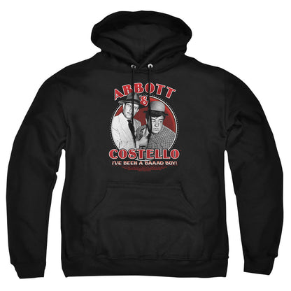 Abbott & Costello Bad Boy Mens Hoodie Black Officially Licensed