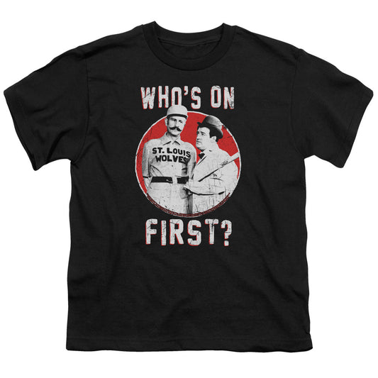 Abbott & Costello First Kids Youth T Shirt Black Officially Licensed