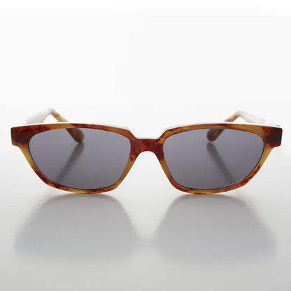 Rectangular Horn Rim Unisex Vintage Sunglass - Abbot