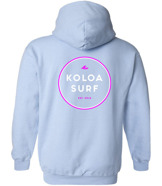 The Koloa Original Circle Hoodie- Pink