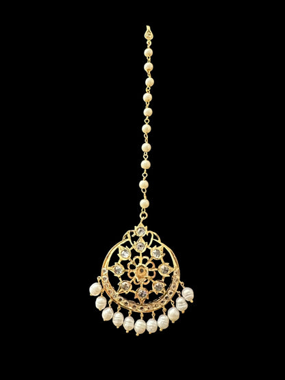 DJTK307 Naira tika in fresh water pearls   ( READY TO SHIP )