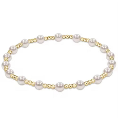 Pearl Beaded Waterproof Non-Tarnish Bracelets