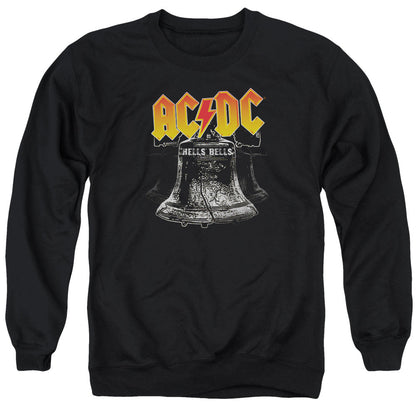 Acdc Hells Bells Mens Crewneck Sweatshirt Black