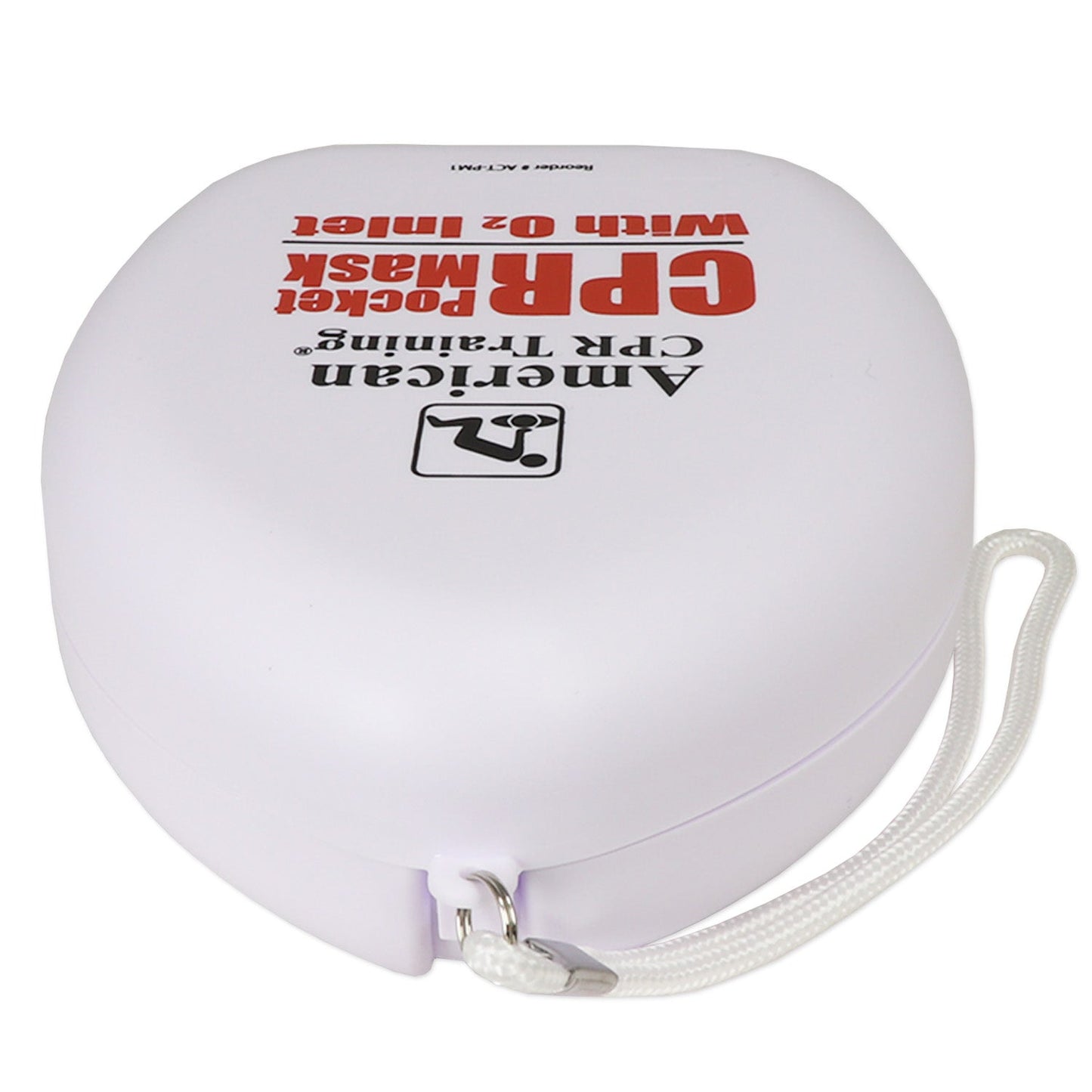American CPR Pocket Mask, Plastic Case, Adult/Child/Infant with O2 Inlet