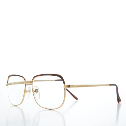 Square Two-Tone Vintage Reading Glasses - Ainsley
