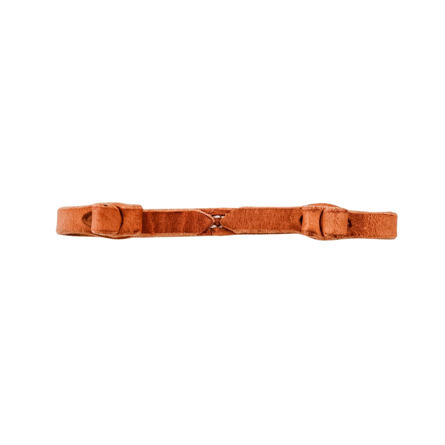 AJ Tack Harness Leather 2 Button Curb Strap