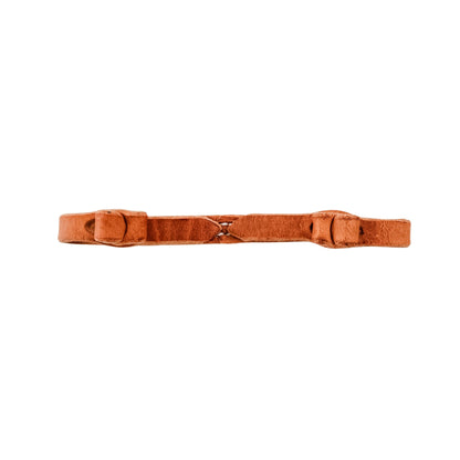 AJ Tack Harness Leather 2 Button Curb Strap